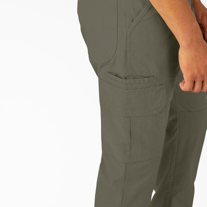 FLEX DuraTech Relaxed Fit Ripstop Cargo Pants - Moss Green (MS)