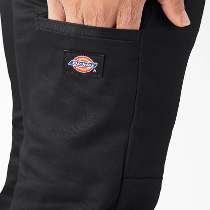 FLEX Skinny Fit Double Knee Work Pants - Black (BK)