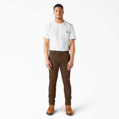 FLEX Skinny Fit Double Knee Work Pants - Timber Brown (TB)
