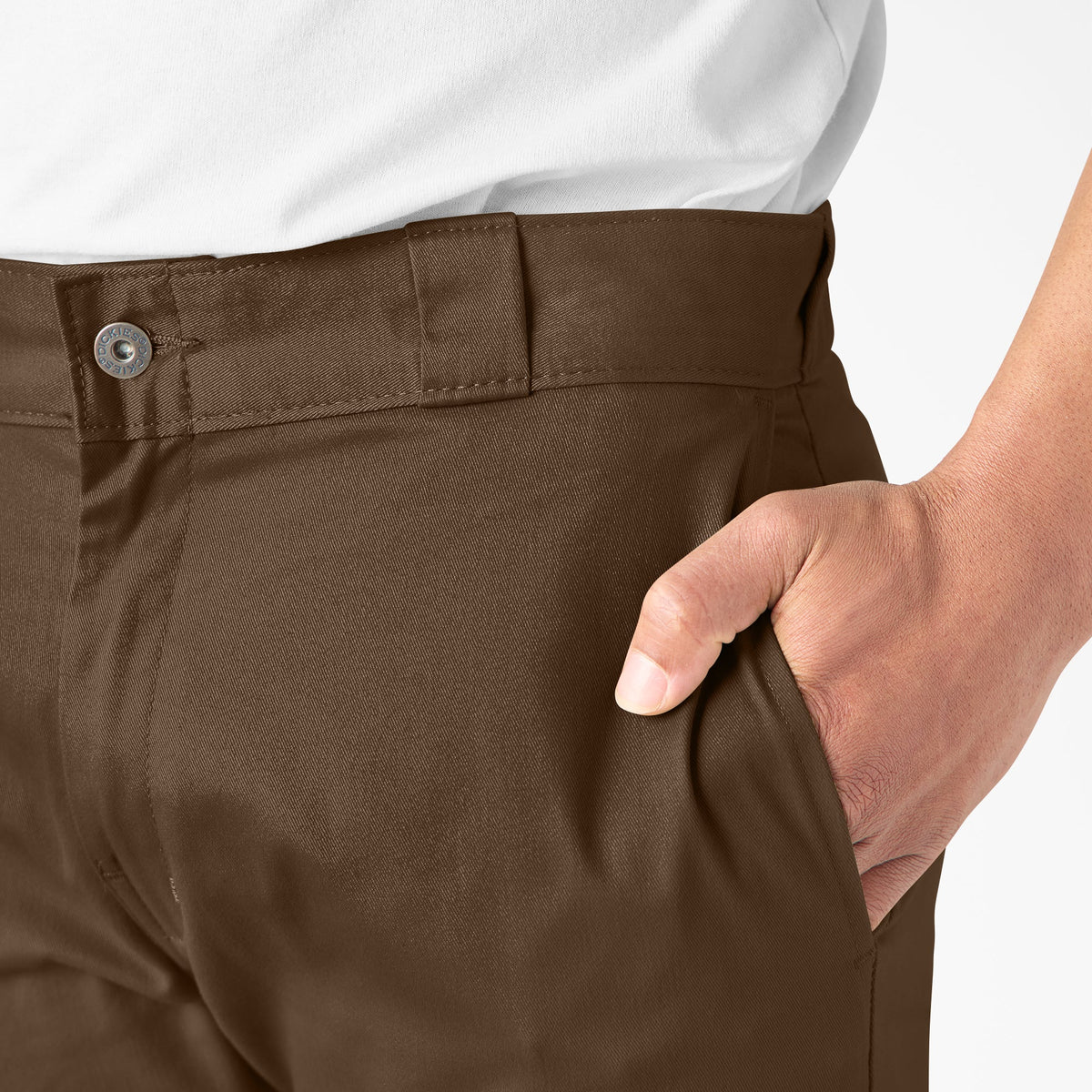 FLEX Skinny Fit Double Knee Work Pants - Timber Brown (TB)
