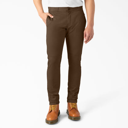 FLEX Skinny Fit Double Knee Work Pants - Timber Brown (TB)