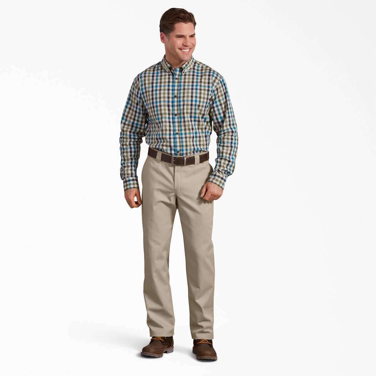FLEX Active Waist Regular Fit Pants - Desert Sand (DS)