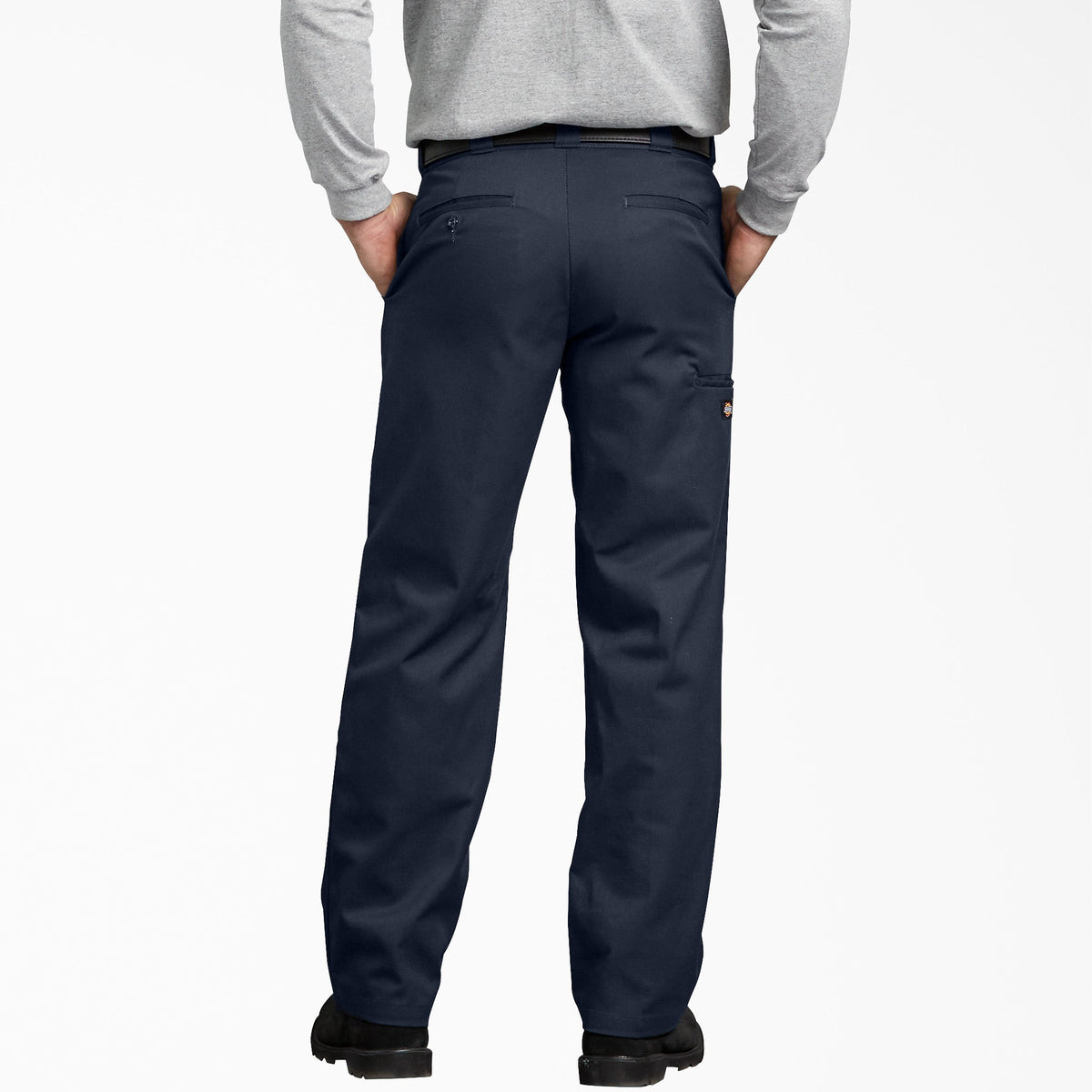 FLEX Regular Fit Double Knee Work Pants - Dark Navy (DN)
