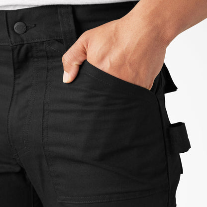 Multi-Pocket Utility Work Pants - Black (BKX)
