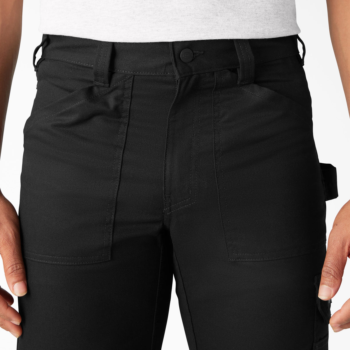 Multi-Pocket Utility Work Pants - Black (BKX)