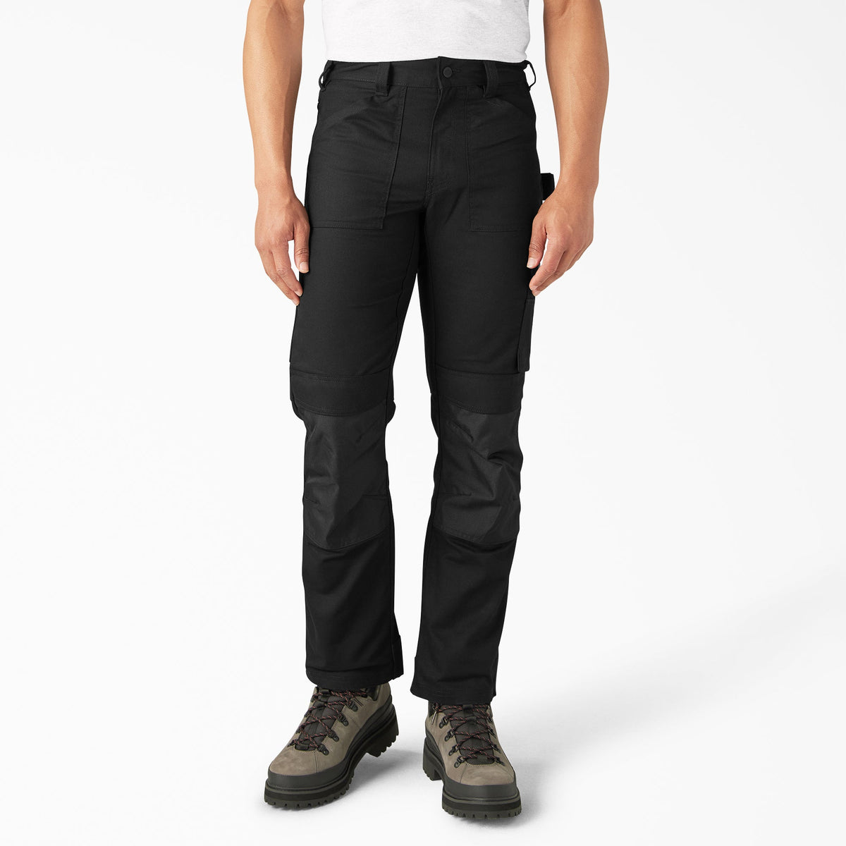 Multi-Pocket Utility Work Pants - Black (BKX)