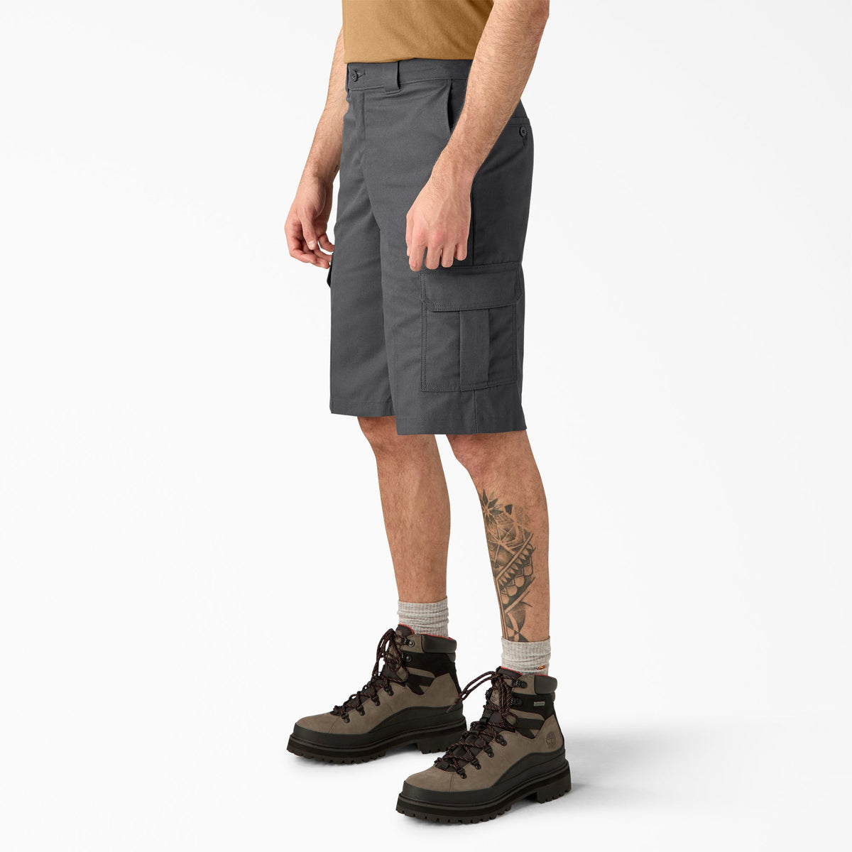 FLEX Relaxed Fit Cargo Shorts, 13" - Charcoal Gray (CH)