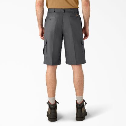 FLEX Relaxed Fit Cargo Shorts, 13" - Charcoal Gray (CH)