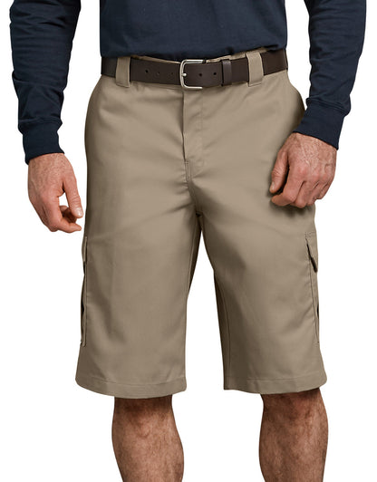 FLEX Relaxed Fit Cargo Shorts, 13" - Desert Sand (DS)