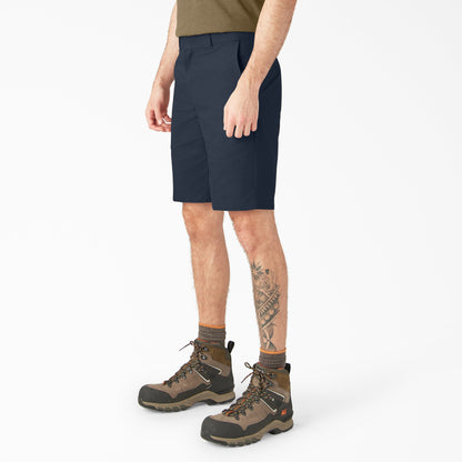 FLEX Relaxed Fit Work Shorts, 11" - Dark Navy (DN)