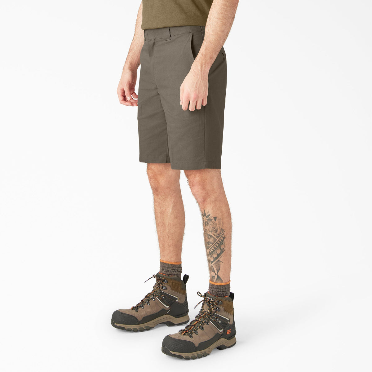 FLEX Relaxed Fit Work Shorts, 11" - Mushroom (MR1)