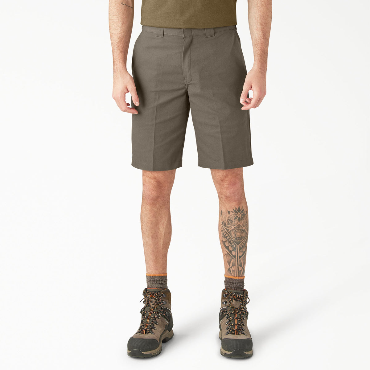 FLEX Relaxed Fit Work Shorts, 11" - Mushroom (MR1)