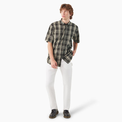 Short Sleeve Woven Shirt - Black (BLK)