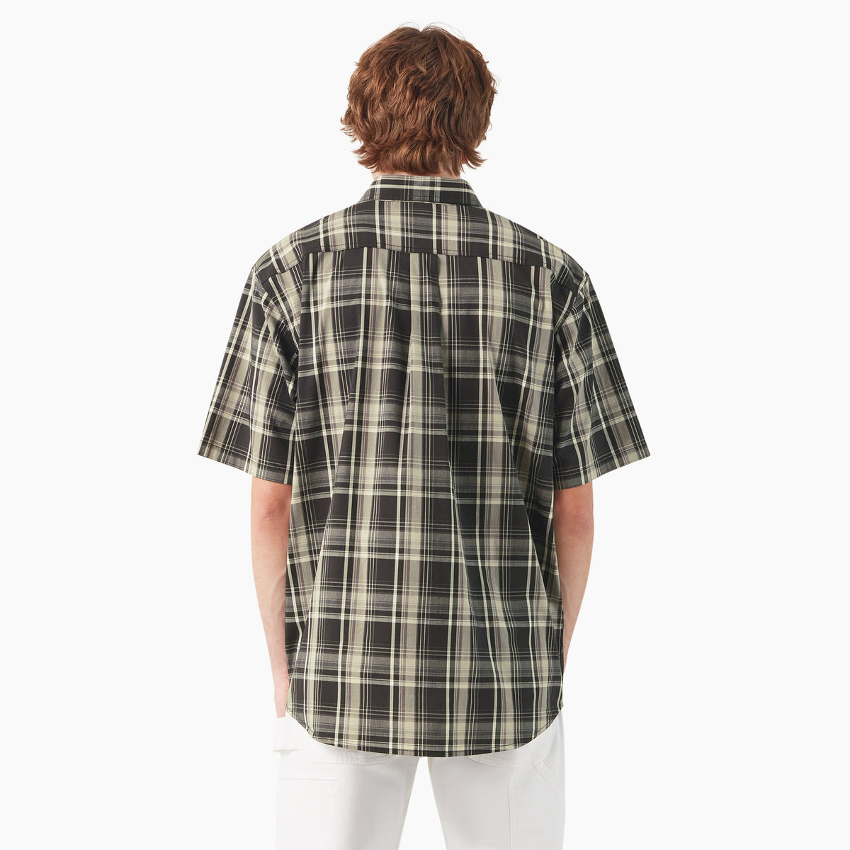 Short Sleeve Woven Shirt - Black (BLK)