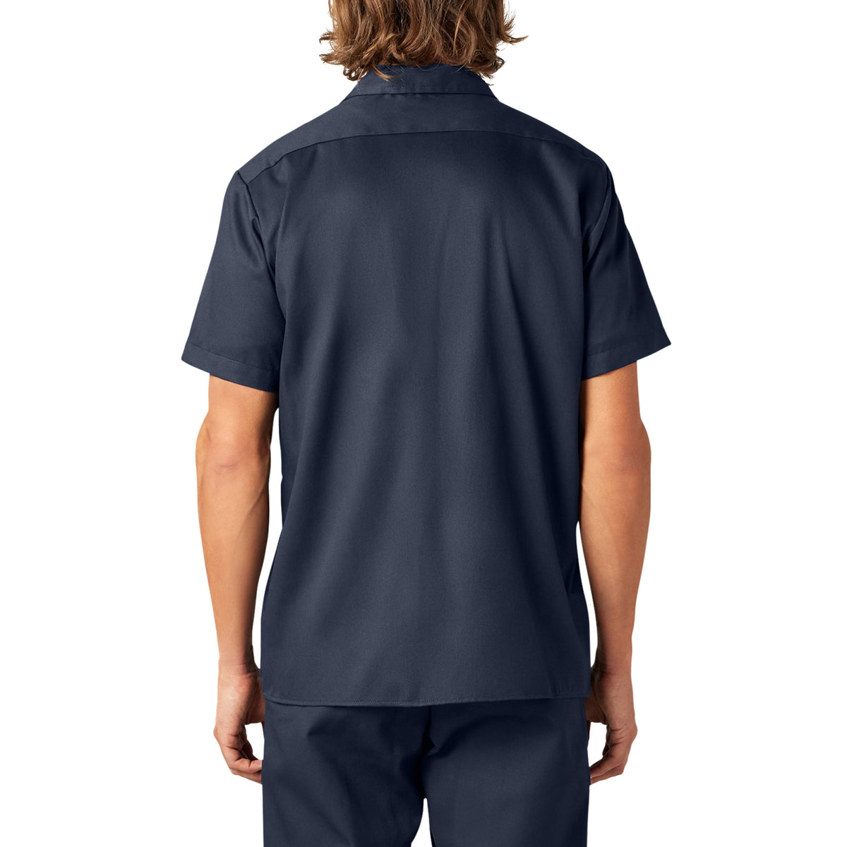 FLEX Slim Fit Short Sleeve Work Shirt - Dark Navy (DN)