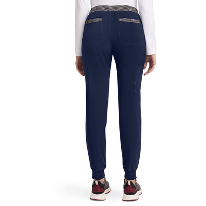 Women's Dynamix Natural Rise Tapered Leg Jogger Scrub Pant - NAVY (0NV)