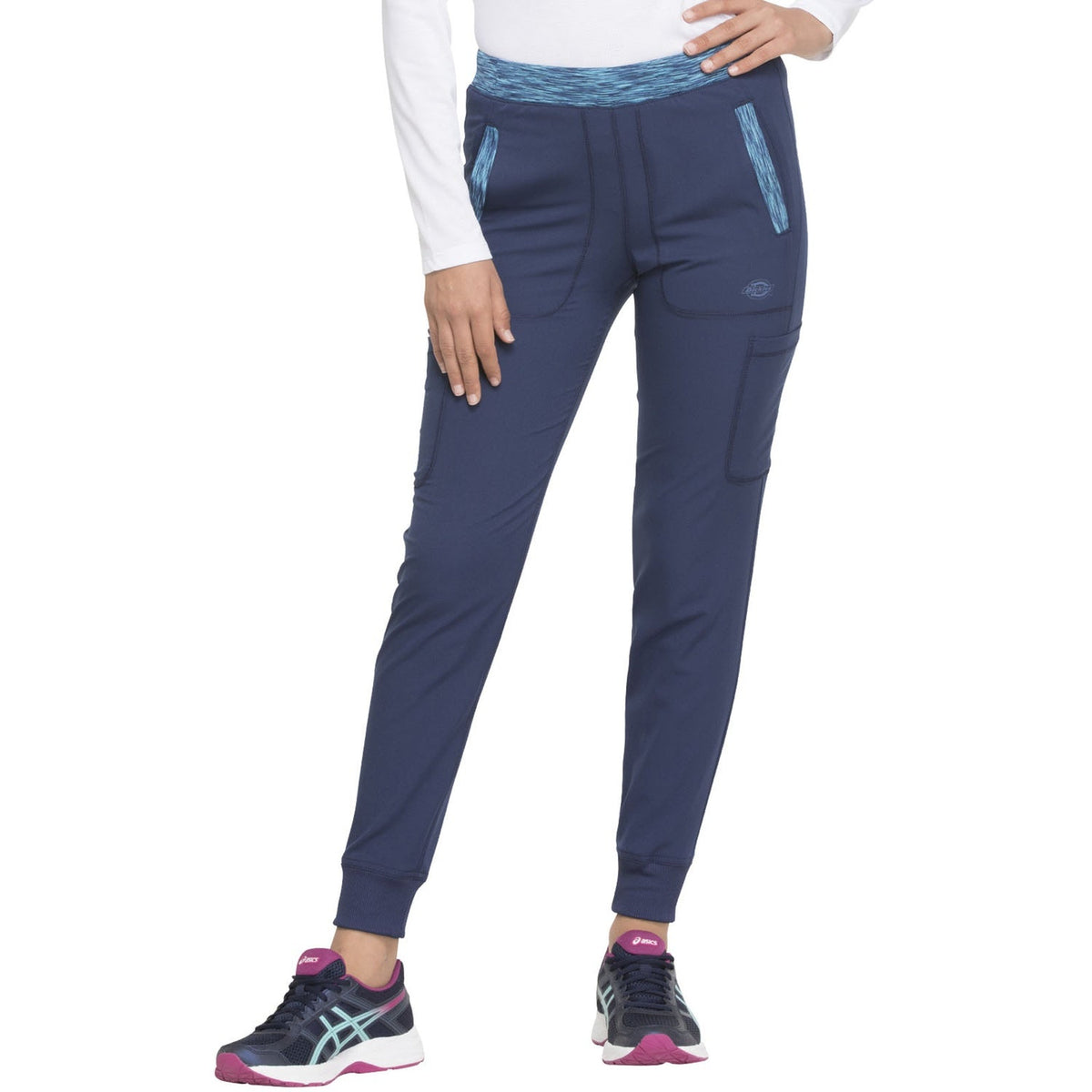 Women's Dynamix Natural Rise Tapered Leg Jogger Scrub Pant - NAVY (0NV)