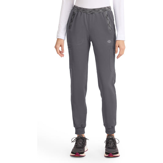 Women's Dynamix Natural Rise Tapered Leg Jogger Scrub Pant - Pewter Gray (PEW)