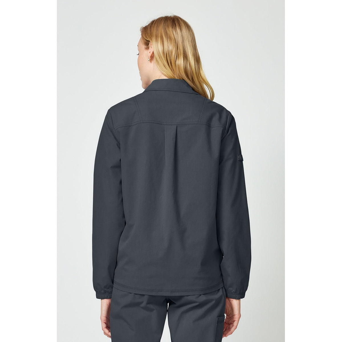 Women's Forge Snap Front Scrub Jacket - Pewter Gray (PEW)