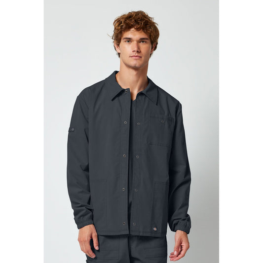 Men's Forge Snap Front Scrub Jacket - Pewter Gray (PEW)