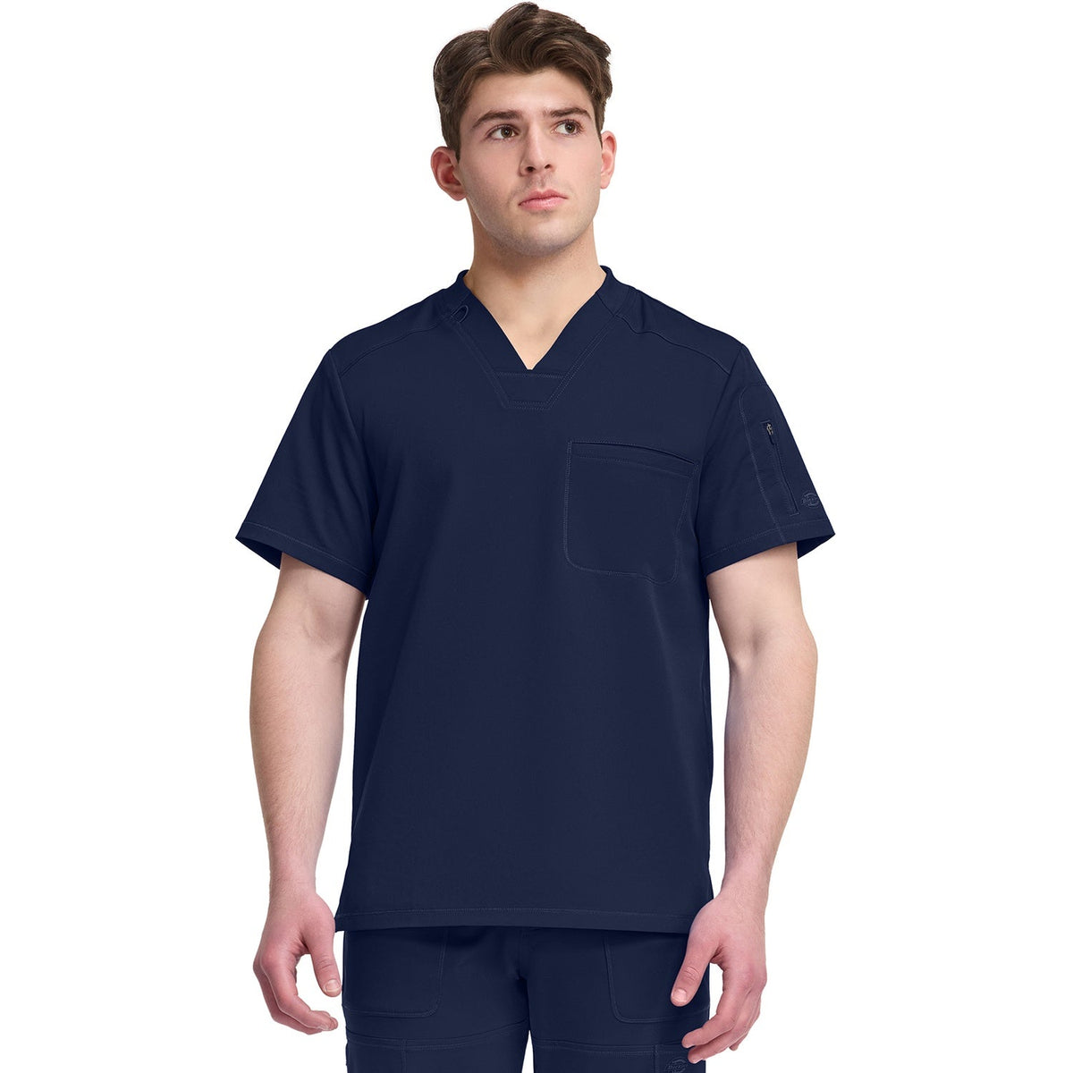 Men's Dynamix Tuckable V-Neck Scrub Top - NAVY (0NV)