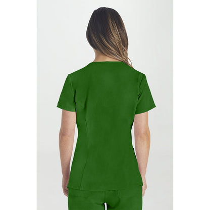 Women's EDS Essentials V-Neck Scrub Top - Fern (E2R)