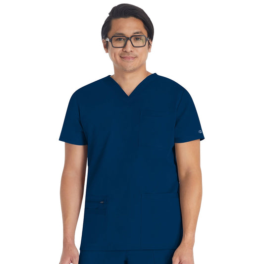 Men's Balance V-Neck Scrub Top - NAVY (0NV)