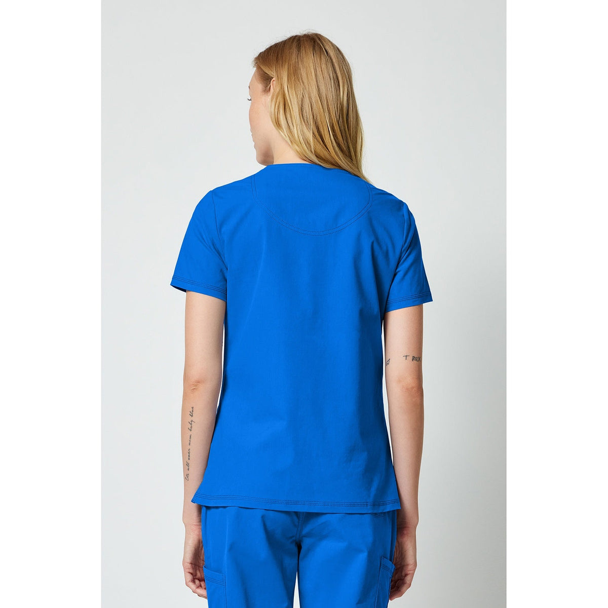 Women's Forge V-Neck Scrub Top - ROYAL (RYLZ)