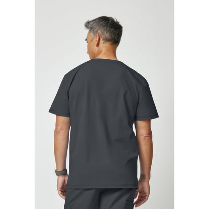 Men's Forge V-Neck Scrub Top - Pewter Gray (PEW)