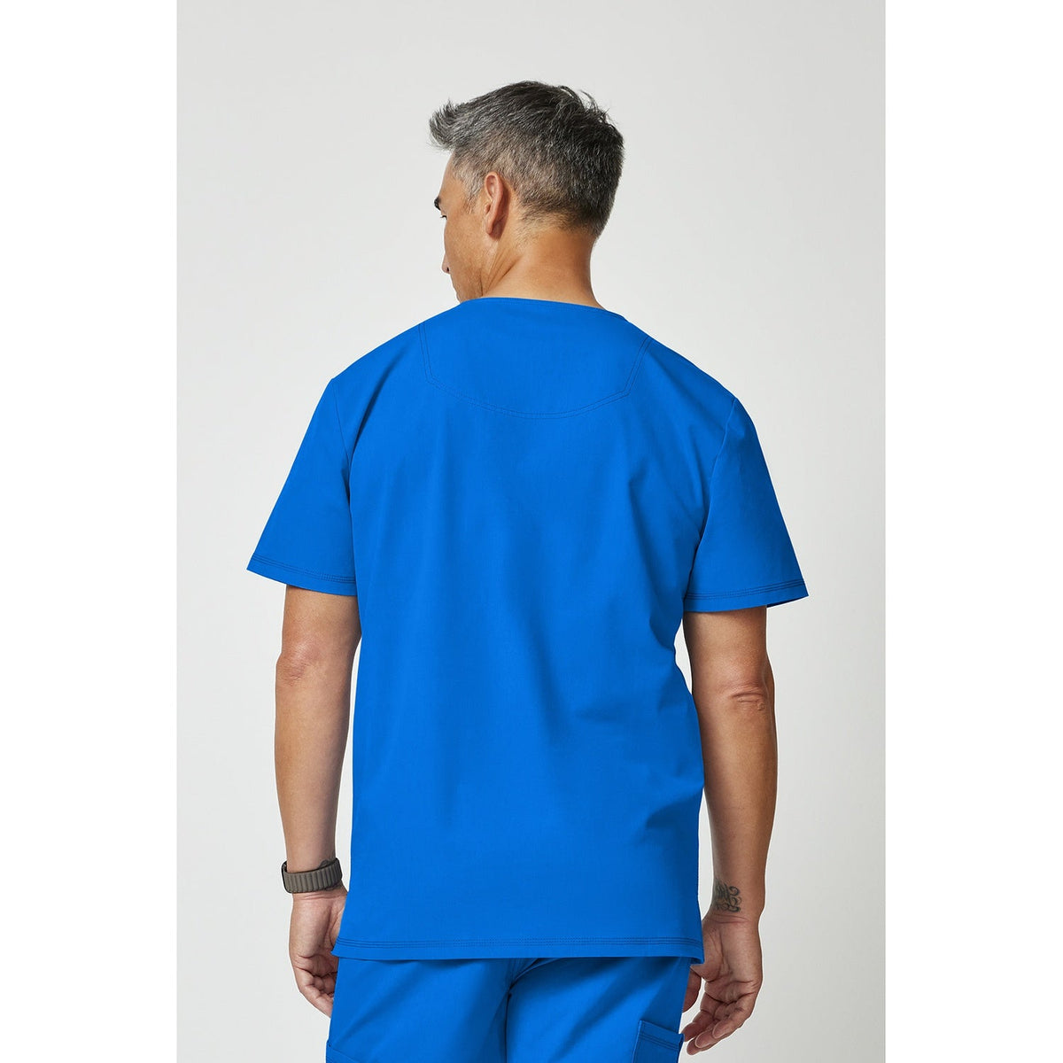 Men's Forge V-Neck Scrub Top - ROYAL (RYLZ)