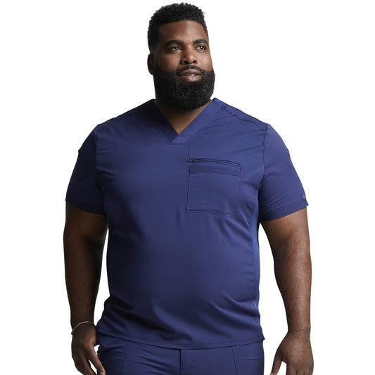 Men's Balance Tuckable V-Neck Scrub Top - NAVY (0NV)