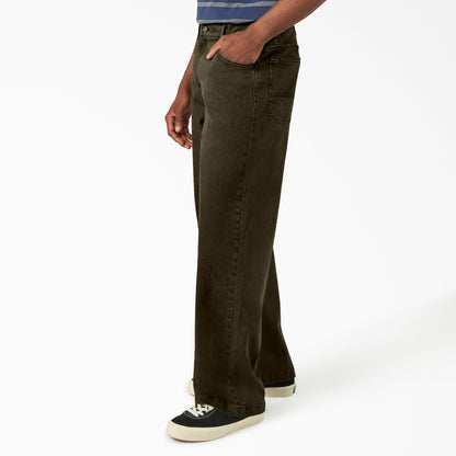 Dickies Skateboarding Wingville Loose Fit Jeans - Brown Tint Wash (J84)
