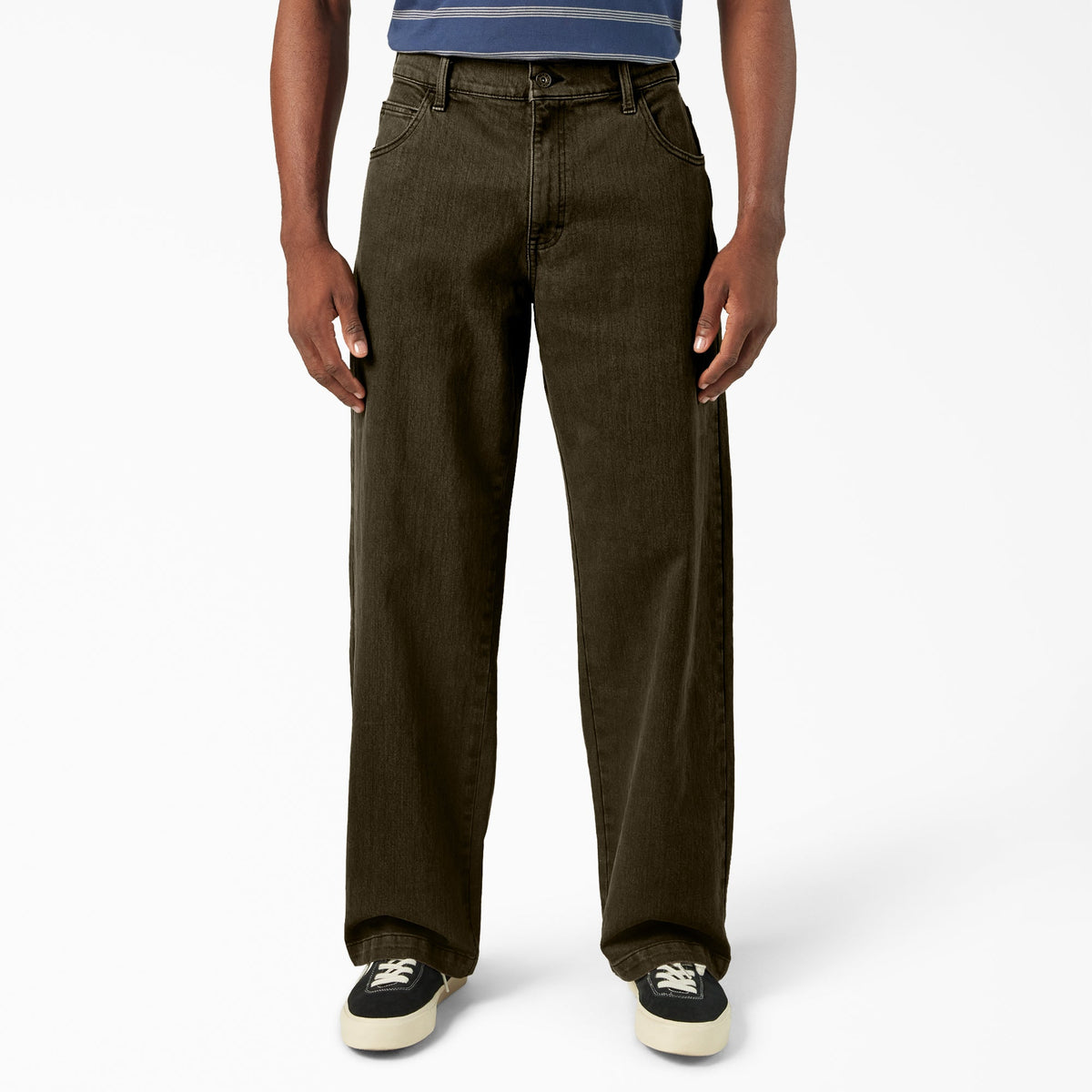 Dickies Skateboarding Wingville Loose Fit Jeans - Brown Tint Wash (J84)