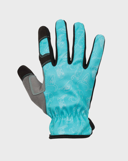 Lawn and Garden Work Gloves with Speedcuff - Teal (TL)
