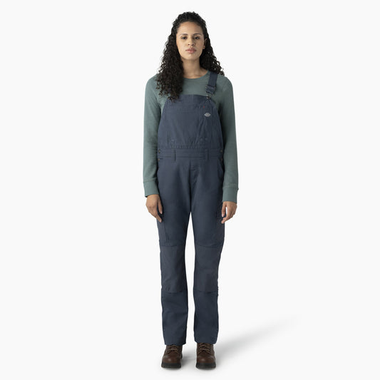 Women's Cooling Ripstop Bib Overalls - Rinsed Air Force Blue (RAF)