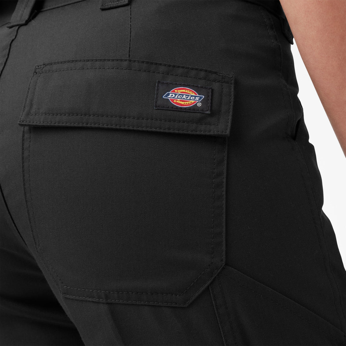 Women's FLEX Regular Fit Cargo Pants - Black (BK)