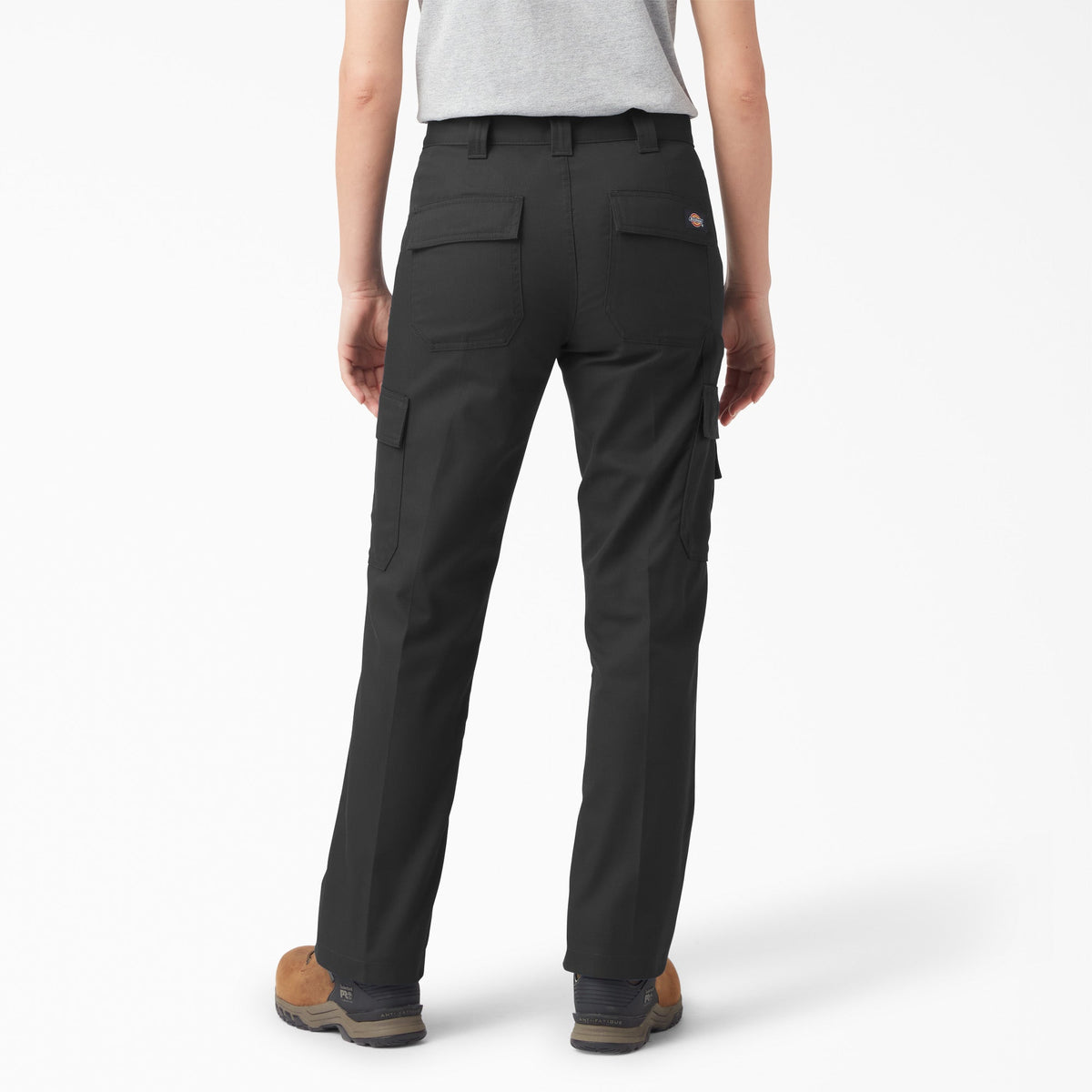 Women's FLEX Regular Fit Cargo Pants - Black (BK)
