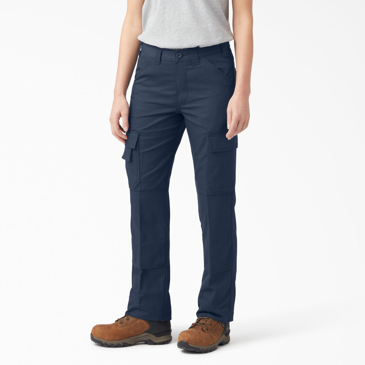 Women's FLEX Regular Fit Cargo Pants - Dark Navy (DN)