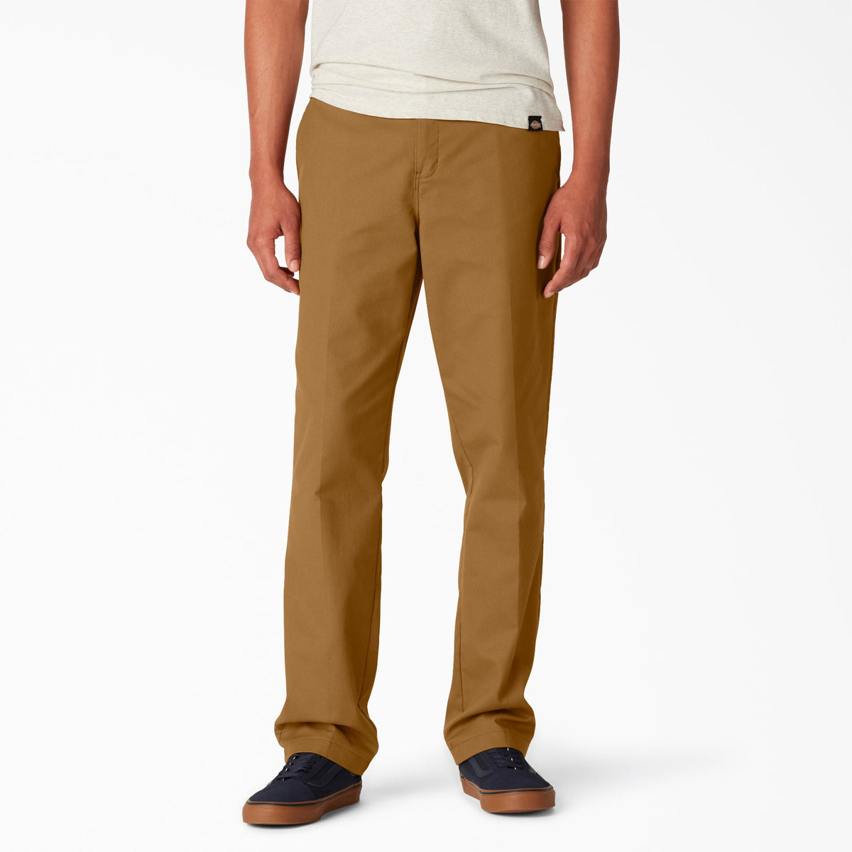 Dickies Skateboarding Slim Fit Pants - Brown Duck Contrast Topstitch (TSB)