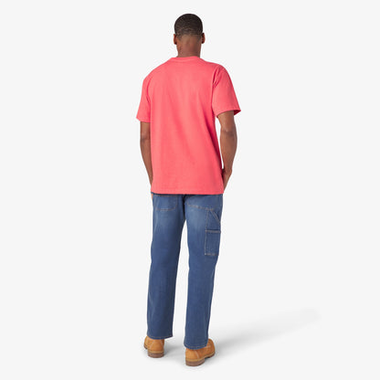 Heavyweight Heathered Short Sleeve Pocket T-Shirt - Coral Reef Heather (FCH)