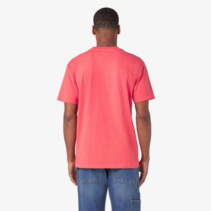 Heavyweight Heathered Short Sleeve Pocket T-Shirt - Coral Reef Heather (FCH)