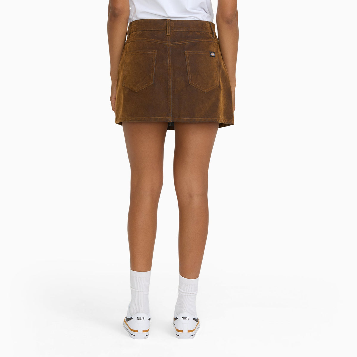 Women's Flocked Low Rise Mini Skirt - Glazed Ginger Flocked/Enzyme W (GGF)