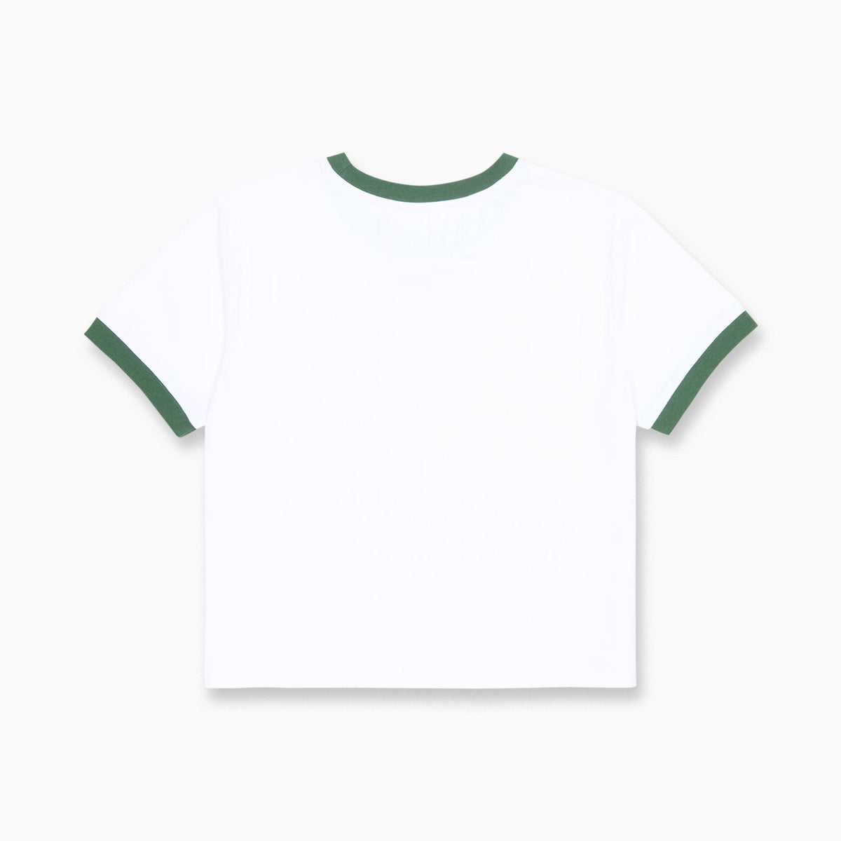 Juniors Longline Baby Tee - Bright White (BWH)