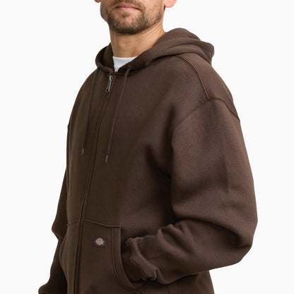 Midweight Fleece Zip Hoodie - Chocolate Brown (0CB)