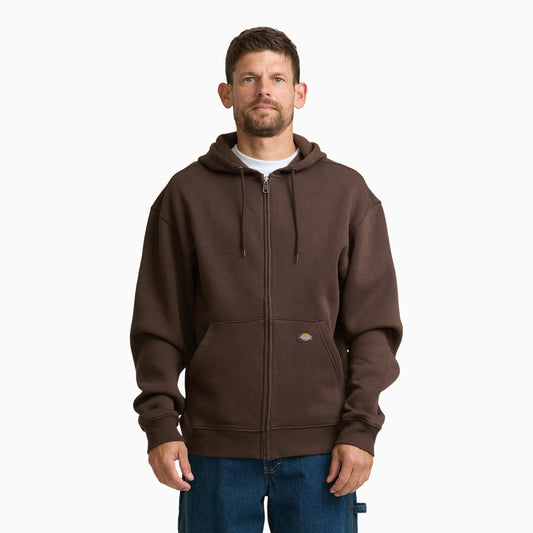 Midweight Fleece Zip Hoodie - Chocolate Brown (0CB)