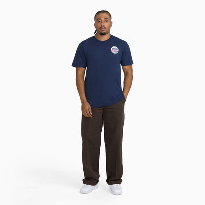 Americana Badge Short Sleeve Graphic T-Shirt - Navy Blue (NVY)