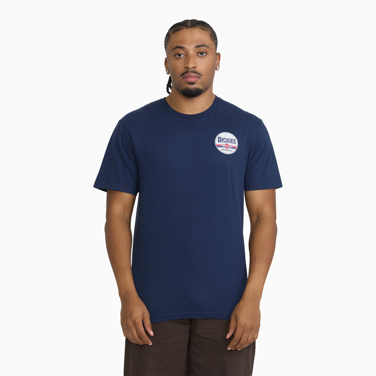 Americana Badge Short Sleeve Graphic T-Shirt - Navy Blue (NVY)