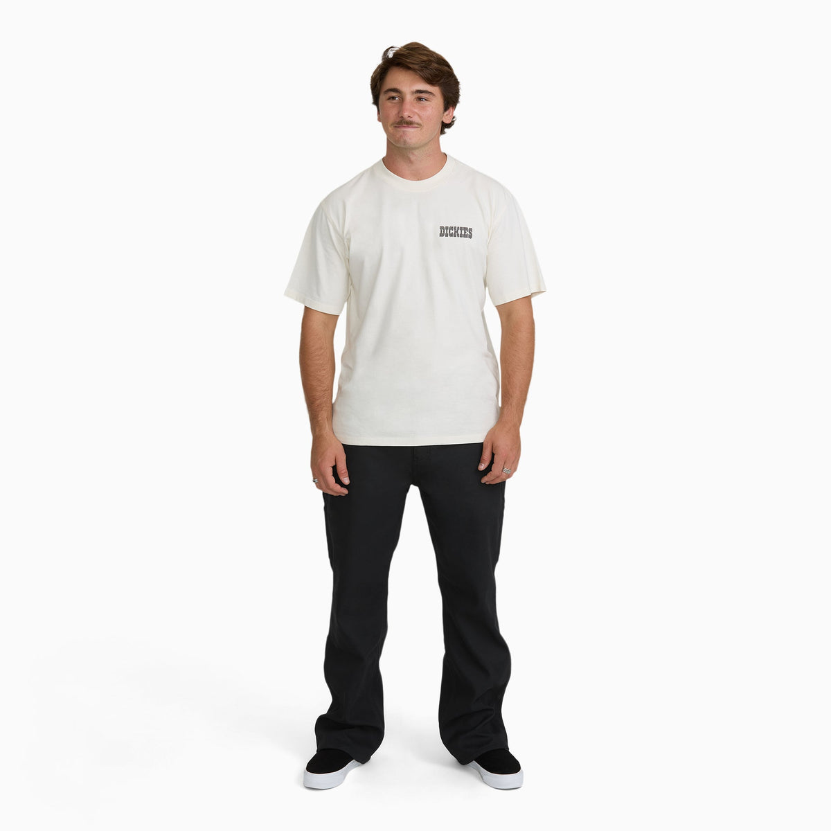 Duck Fleece Carpenter Work Pants - Black (BLK)