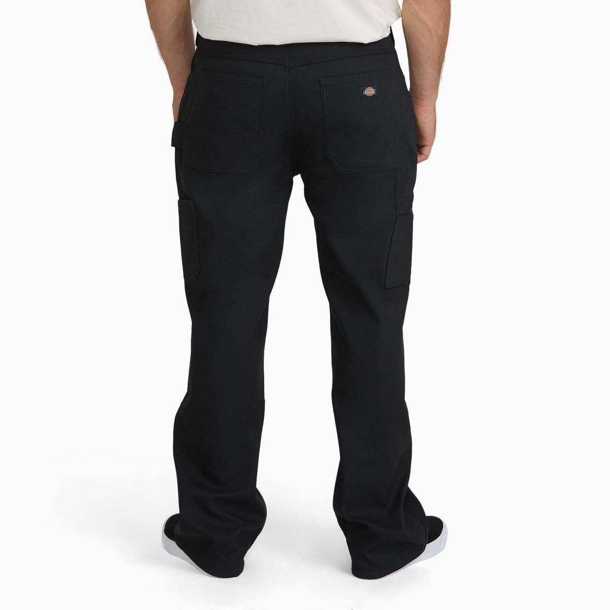 Duck Fleece Carpenter Work Pants - Black (BLK)