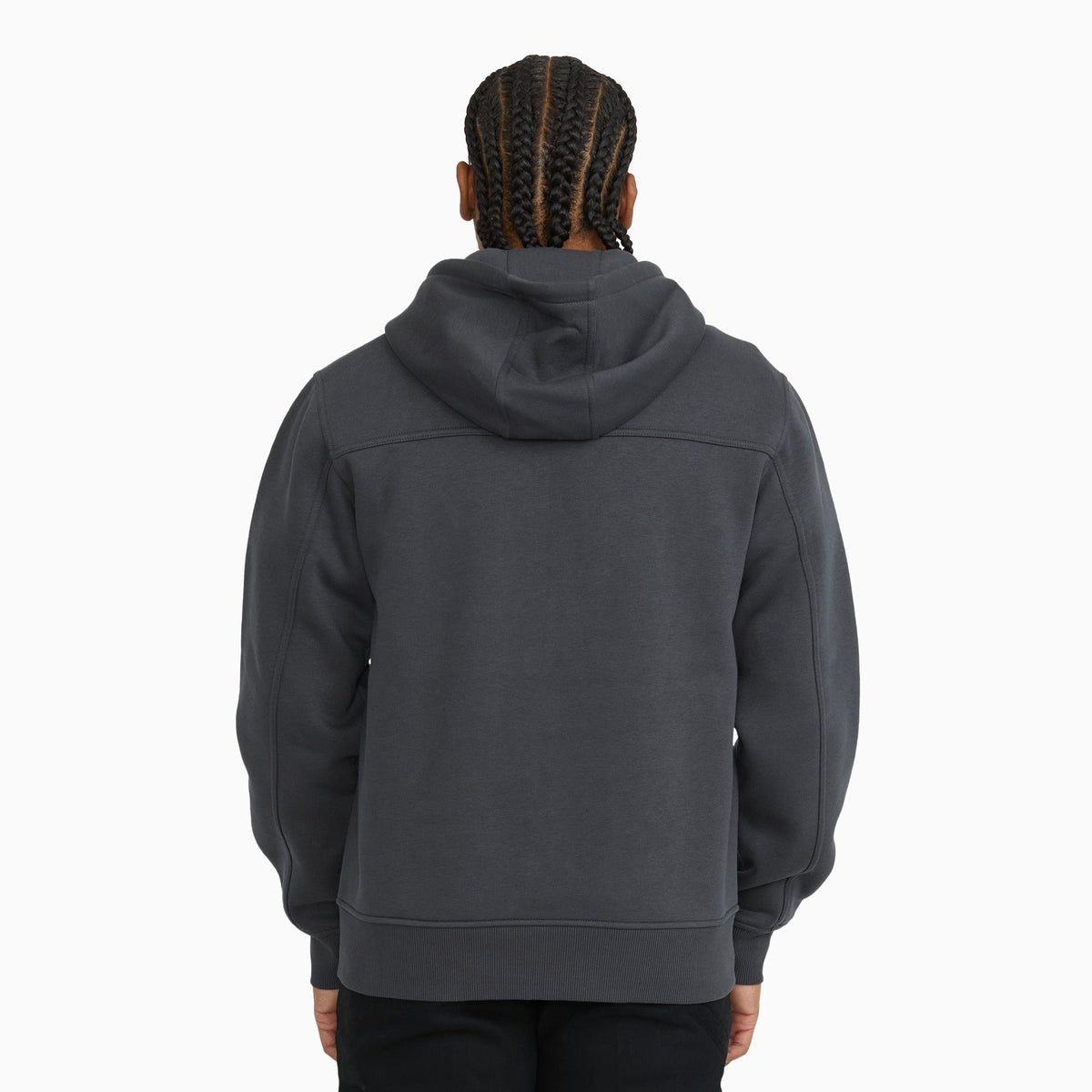 Water Repellent Heavyweight Fleece Zip-Up Hoodie - Charcoal (0CH)